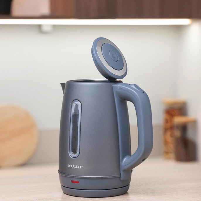 Чайник электрический Scarlett SC-EK21S42, 1.8л, пластик