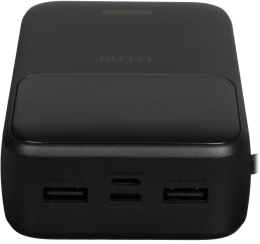 Внешний аккумулятор (Power Bank) TECNO Pocket S201,  20000мAч,  черный