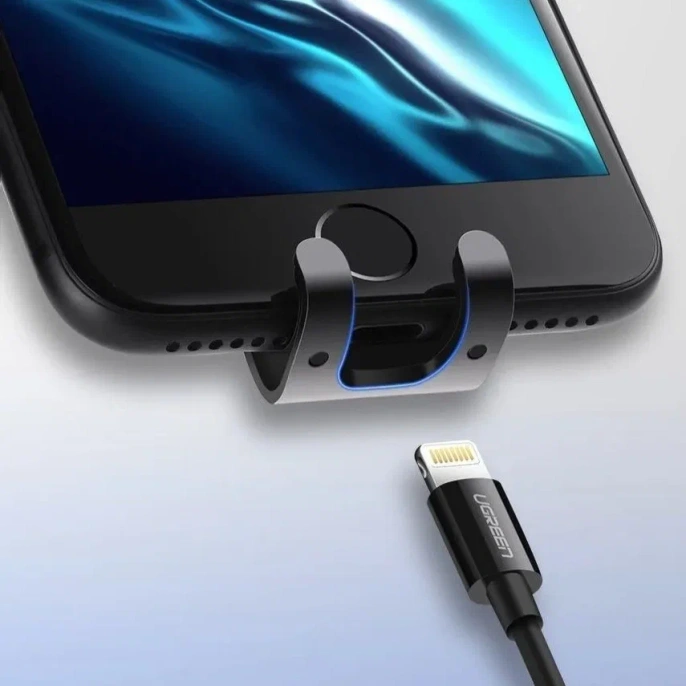 Подставка-держатель UGREEN LP130 (50564) Gravity Drive Air Vent Mount Phone Holder на вентиляционную решетку автомобиля. Цвет: серый космос