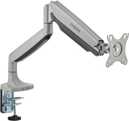 Кронштейн для мониторов ЖК Digma D-MM301, до 45", до 15кг, крепление к столешнице, поворот и наклон, серый
