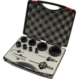 Набор коронок H-Tools Bi-metall 16-67мм HSSE-Co8 13 предметов 04403210