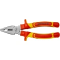 Диэлектрические комбинированные плоскогубцы Промлайн 200мм, Cr-v до 1000В с двухкомпонентными рукоятками ПЛ0210103200_z022