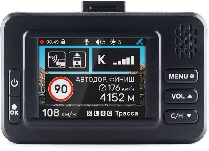 Видеорегистратор-радар детектор Incar SDR-45 Tibet GPS черный