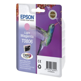 EPSON Картридж C13T08064011 Light Magenta для EPS ST P50, PX650/700W/710W/800FW/810FW, R265/285/360, RX560/585/685