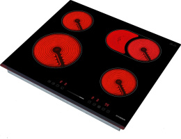 Варочная поверхность Hyundai HHE 6673 BG черный