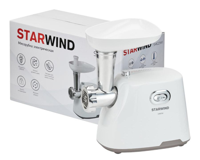 Мясорубка Starwind SMG2341 1800Вт белый