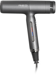 Фен RED SOLUTION F582, 1500Вт, серый и серебристый