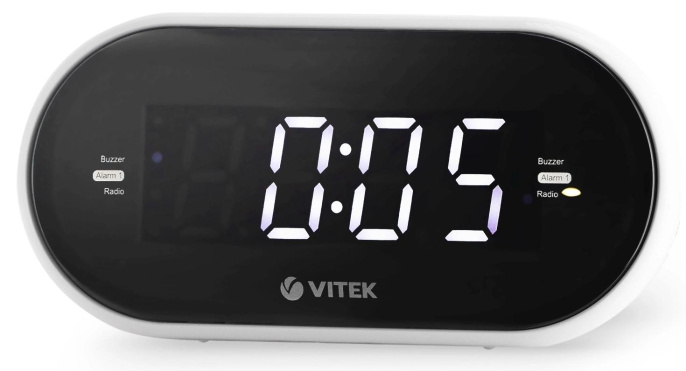 Радиобудильник Vitek VT-6602, черный