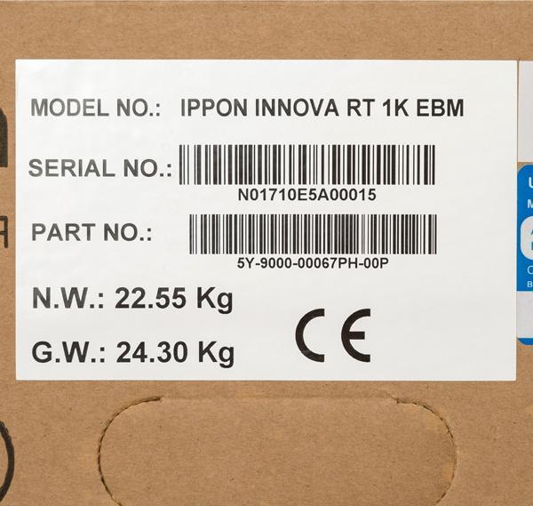 Батарея для ИБП Ippon Innova RT 1000 36V (12V/7Ah x 6) 438х85.5x436mm 22.2kg 2U 621783 