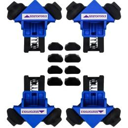 Набор зажимов для угловых соединений vertextools 4 предмет 20-56-4