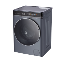 Стирально-сушильная машина Viomi Master 2 Pro WD10FT-B6E отдельностоящая, сушка: естественная конденсация, загрузка для стирки: до 10 кг, загрузка для сушки: до 6 кг, отжим: 1400 об/мин, глубина: 49 см с люком 58 см , энергопотребление B, 14 программ,