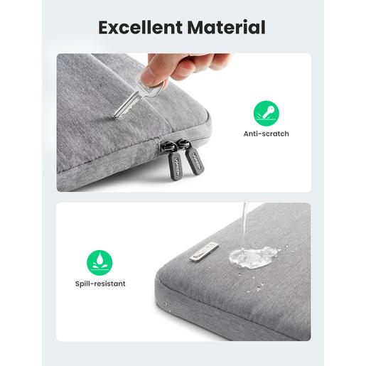 Сумка UGREEN LP437 (20448) Laptop Bag для ноутбуков 13''-13.9'' дюймов. Цвет: серый