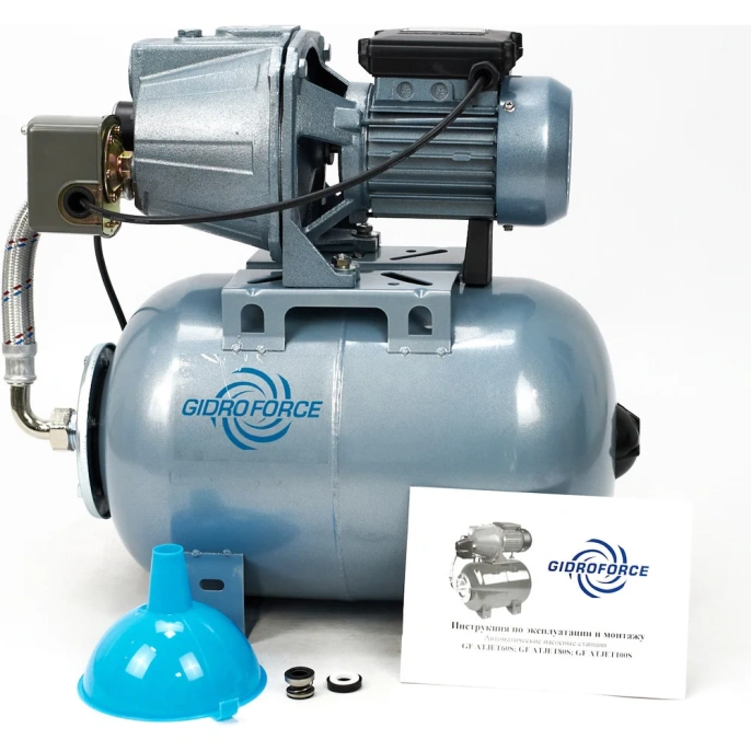 Насосная станция с расширительным баком 24 л GIDRO FORCE ATJET 60S