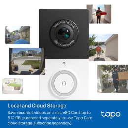 Видеозвонок TP-LINK Tapo D210,  белый