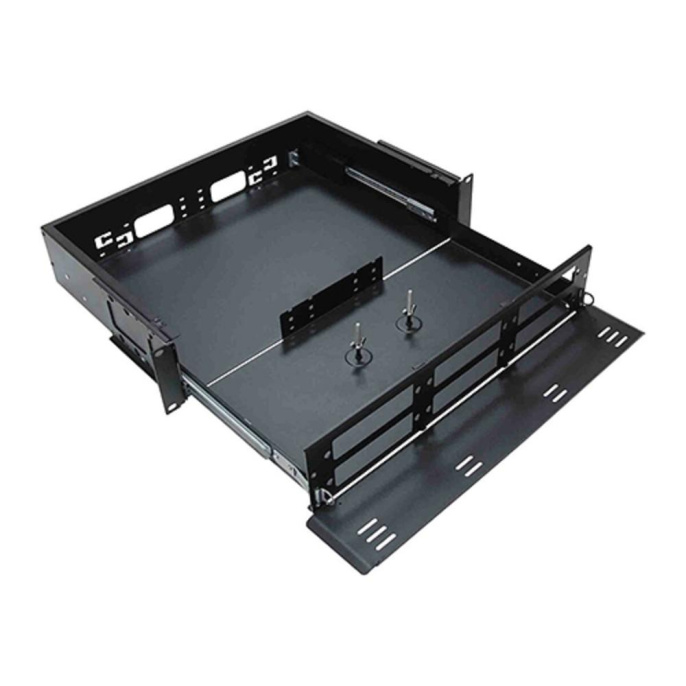 Cabeus ODF-19-6FP-48FC/ST/SC-S-BK-T Кросс оптический стоечный выдвижной, 19, до 48 портов, черный