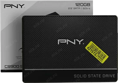 Накопитель SSD 120 Gb SATA 6Gb/s PNY CS900 SSD7CS900-120-PB 2.5"