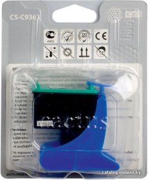Картридж струйный Cactus CS-C9361 №136 многоцветный (18мл) для HP DJ 5443/D4163/DJ 6313/PS 2573/C3183/C4183/D5163/1513/1513s с чипом