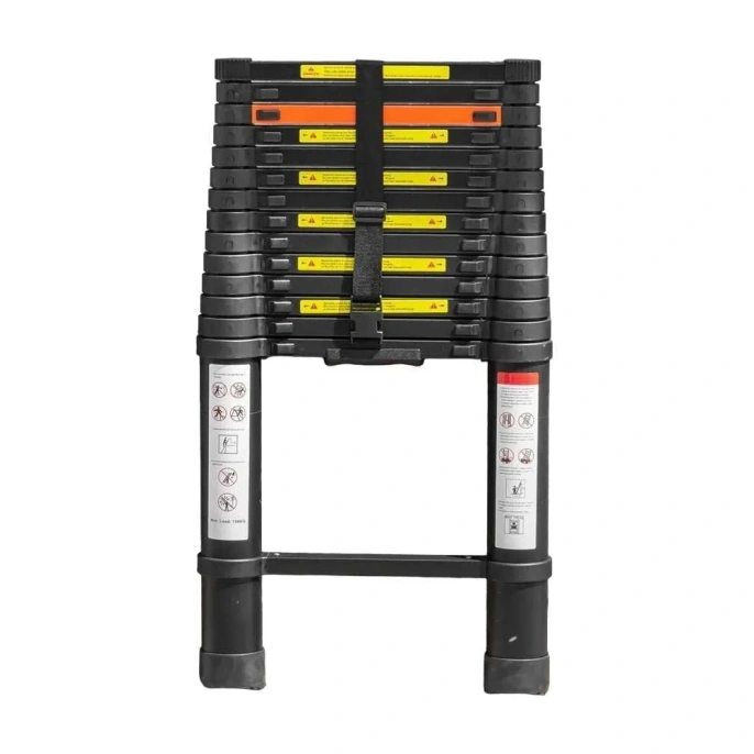 Лестница телескопическая алюминиевая бытовая 4.4 м Rockforce RF-UP440(56429)