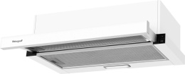 Вытяжка встраиваемая Weissgauff Tel 06 1M WE белый управление: кулисные переключатели 1 мотор