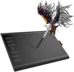 Графический планшет Huion H1060P перо/5080LPI/233RPS/клавиш 12+16 софт/8192 уровней нажатия/USB A
