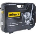 Набор инструментов Inforce 85 предметов 1/2", 1/4" Inforce, Сталь Cr-V, Профессиональный, 06-07-14