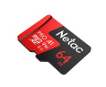 Флеш карта microSDXC 64GB Netac NT02P500PRO-064G-S P500 Extreme Pro w/o adapter