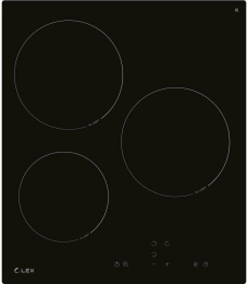 Электрическая варочная поверхность LEX EVH 430A BL, конфорок: 3 шт.,  стеклокерамика,  независимая, черный