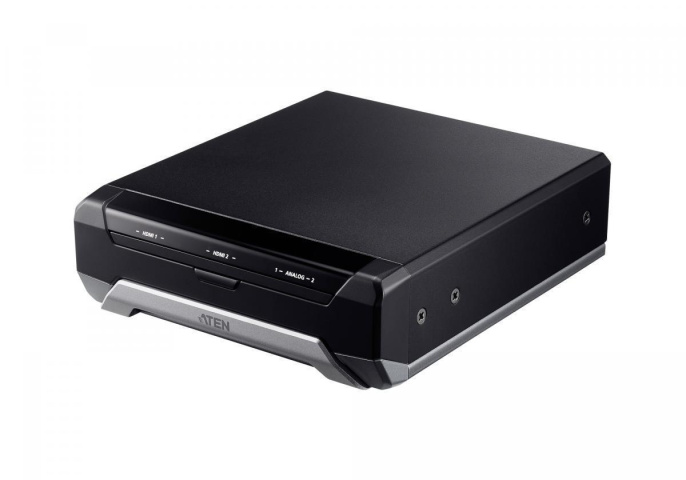 ATEN UC3022-AT-G Конвертер-микшер, HDMI+AUDIO USB, 2xHDMI+2xRCA/XLR USB-C/USB A-тип, Female Male, DC 5V, ввод: 2160p30/25/24;вывод: макс. несжат. 1080p60/50/30/25/24;USB 3.2 Gen1;совм. с HDMI 1.4b;треб.смартфон с Android не ниже 5.0.1 и подд.UVC