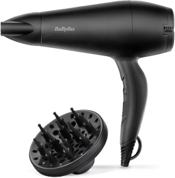 Фен BABYLISS D215DE, 2000Вт, черный
