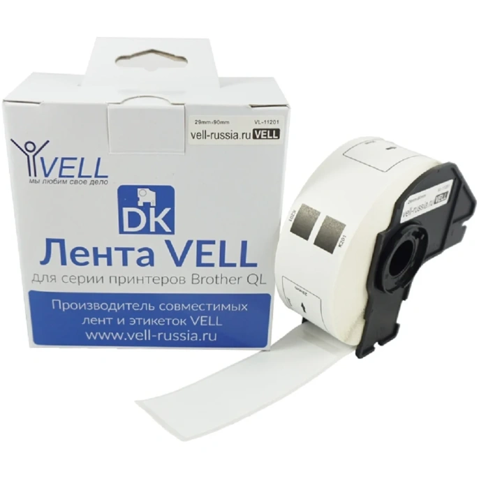 Лента Vell VL-B-DK 11201 (Brother DK11201) для QL570/710W/720NW/800/810W/820NW 320165