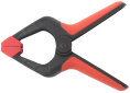 Зажим WorkPro WP232009 19мм (нейлоновый пружинный, поворотный носик челюсти, эргономичная ручка для удобного использования, усиленная нейлоновая конструкция для прочности)