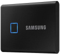 2ТБ Внешний диск SSD Samsung T7 Touch MU-PC2T0K/WW, USB-C, запись - 1000МБ/с, чтение - 1050МБ/с, черный