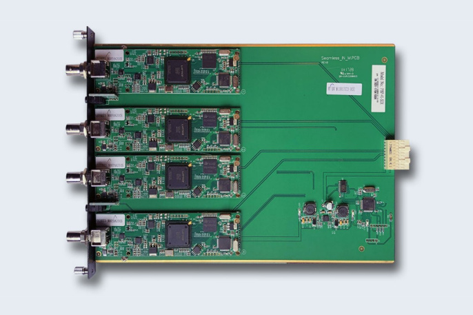 TNTV/TNT MMS-4I-SDI Карта интерфейсная, SDI+AUDIO, 4 внешних входных порта: SDI+MINIJACK, интегрированный конвертер видеоразрешений/scaler;для коммутаторов серии MMS-xxxxIPB