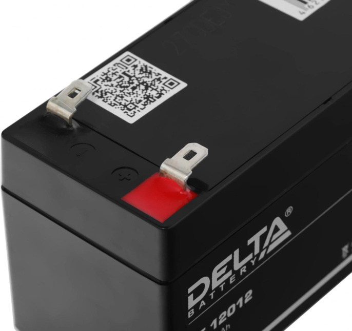 Аккумуляторная батарея Delta DT 12012 для ИБП, 12В, 1.2Ач