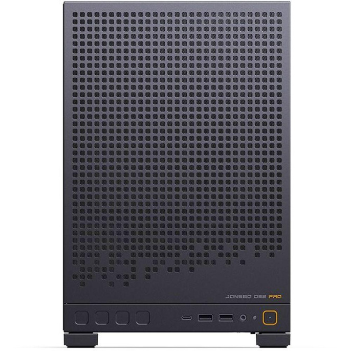 Корпус без блока питания Case JONSBO D32 PRO, Mini-Tower, TG, no fan, 2xUSB-A 3.2 + 1xUSB-C 3.2, mATX, mDTX, mITX Black (D32 PRO BLACK)
