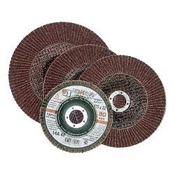 ЛУГА Круг лепестковый торцевой абразивный для шлифования, 150 х 22,23мм, зерно P40 A40 [3656-150-40]