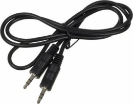 Кабель аудио NingBo Jack 3.5 (m) -  Jack 3.5 (m),  1м, черный [jaac002-1]
