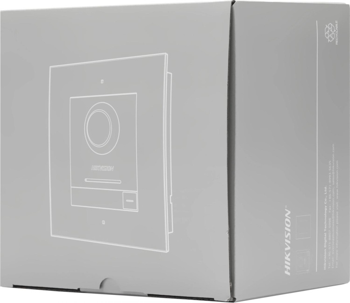 Видеопанель Hikvision DS-KD8003-IME1(B)/Flush цвет панели: черный
