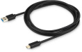 Кабель Buro USB Type-C (m) -  USB (m),  1м,  3A,  черный [bu-usb3.2-ac-1mb]