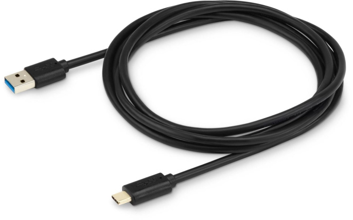 Кабель Buro USB Type-C (m) -  USB (m),  1м,  3A,  черный [bu-usb3.2-ac-1mb]