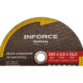 Диск отрезной по металлу OptiLine (230x2.5x22.2 мм) Inforce INB23025
