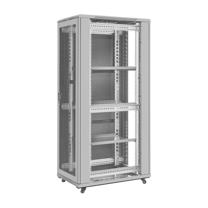 Шкаф телекоммуникационный 19" напольный 42U ExeGate EC-FS-42U.600.800.V.V.GREY 19”, 42U, (EX300277RUS)