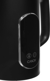 Чайник электрический Candy CK-400, 1.7л, нержавеющая сталь/пластик