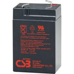 Аккумуляторная батарея CSB GP-645 6V, 4,5Ah клеммы F1