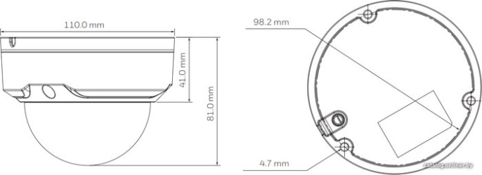 Камера видеонаблюдения Honeywell H4W4PRV3