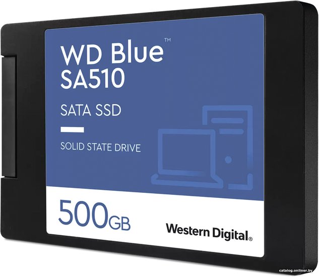 Твердотельный накопитель SSD WD Blue WDS500G3B0A 500GB 2.5" Client 884639 463902