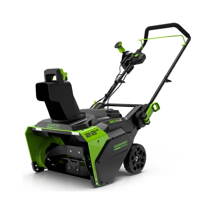 Аккумуляторный бесщеточный снегоуборщик GreenWorks GD82ST 82V, АКБ 5Ач и ЗУ 2602507UB