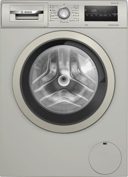 Стиральная машина Bosch WAN2420XME, с фронтальной загрузкой, 8кг, 1200об/мин, инверторная, с английской панелью управления
