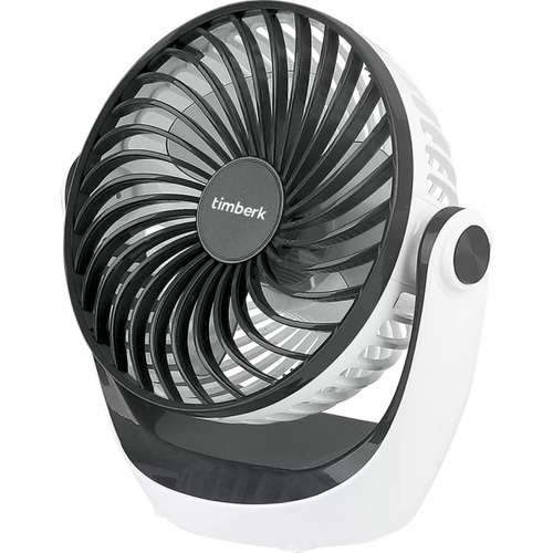 Вентилятор настольный Timberk T-DF421, белый и черный