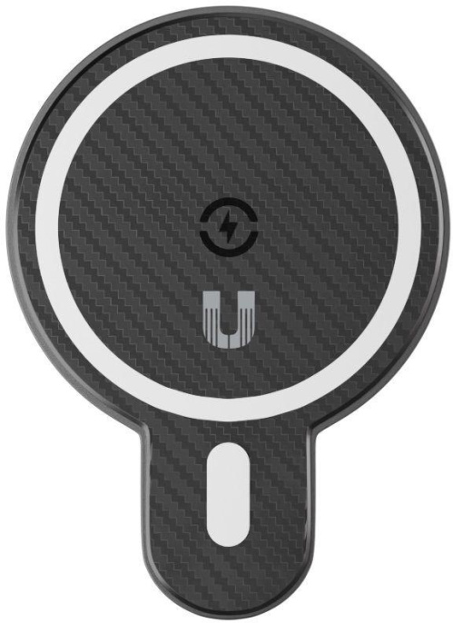 NONAME Держатель Uzay магнитный беспров.з/у. черный для смартфонов UZ-MA-20-BK